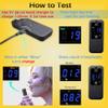 iBACheck Rechargeable Breathalyzer and Last 200 Test After Full Charged, 10 Memories and LED Display view 4