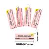 7Pcs Pink Rolling Paper Kit-1 1/4 Rolling Paper, 4 Booklets 78MM Rolling Papers, 7"x5.5" Rolling Tray, Storage Box, 78MM Rolling Machine/Roller (Pink Kit) view 3