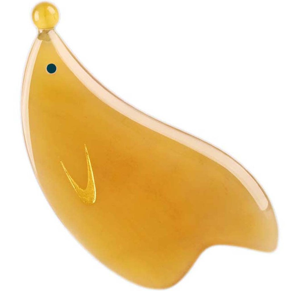 10cm Sea Lion Shape Scraping Massage Tool Facial Scraping Board Neck Massager for Skin Care Beauty Care Scraping Massage Tool Universal Facial Scraping Boar