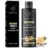 Organic - Vanilla Full Body Massage Oil - No Stain & Non-Sticky | with Fractionated Coconut Oil, Vanilla & Jasmin Oil | for Massage Therapy - 4.05 Fl Oz view 1