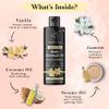 Organic - Vanilla Full Body Massage Oil - No Stain & Non-Sticky | with Fractionated Coconut Oil, Vanilla & Jasmin Oil | for Massage Therapy - 4.05 Fl Oz view 3