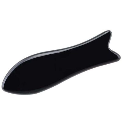 12.5cm Fish Type Scraping Stone, Scraping Face Tool, Scraping Heart Shaped Skin Small Massage Tool, Easy to Use Scraper Acupuncture Body Massager