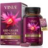 VINIA Piceid Resveratrol Supplement. Increases Blood Flow and Nitric Oxide. Blood Pressure and Heart Health Support | Antioxidant from Red Grapes | Non-GMO, 30 Count view 1