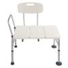 Medical Bathroom Safety Shower Tub Aluminium Alloy Bath Chair Transfer Bench with Wide Seat White view 1