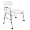Medical Bathroom Safety Shower Tub Aluminium Alloy Bath Chair Transfer Bench with Wide Seat White view 2