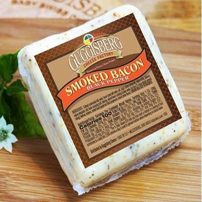 Guggisberg Bacon Cheese - Smoked Black Pepper 1/2 Loaf. 2.25 LB