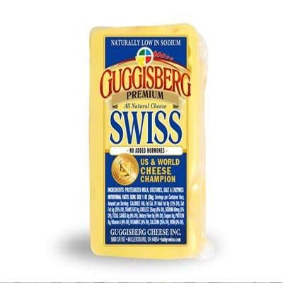 Guggisberg Premium Classic Swiss Cheese. 1 LB