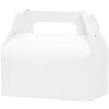 UnicoPak 30 Pack Party Favor Boxes Treat Boxes, White Gable Gift Boxes for Party Favors Goodies Cookies Treats Candies Meals Lunch, 6.5x3.5x3.5 Inches view 1