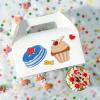 UnicoPak 30 Pack Party Favor Boxes Treat Boxes, White Gable Gift Boxes for Party Favors Goodies Cookies Treats Candies Meals Lunch, 6.5x3.5x3.5 Inches view 4