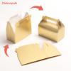 UnicoPak 30 Pack Gold Gable Treat Boxes, Party Favor Boxes, Gift Boxes for Kids, for Snacks, Candy, Toys, Birthday Party, Wedding, Halloween, Christmas  6.5x3.5x3.5 Inches view 3
