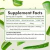Aloe Remedy Aloe Vera Capsules 180 Count Freeze Dried Gel and Leaf Powder for IC BPS Support Digestive and Bladder Health Made in USA Natural Supplement view 3