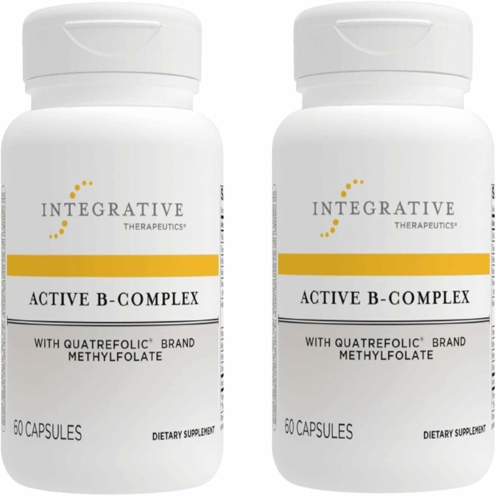 Integrative Therapeutics Active B-Complex - Cellular Energy, Immune Function & Heart Health Support with Vitamins B2, B6 & B12* - Made for Busy Lifestyles - Gluten-Free - 120 Capsules (60 Servings)