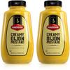 Haddar Dijon Mustard 12oz (2 Pack) | Creamy & Smooth Sandwich Spread, Great for Recipes view 1
