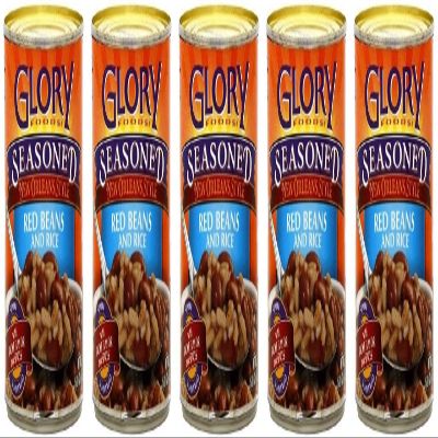 Glory Foods, Seasoned, Red Beans & Rice, 15oz Can (Pack of 5)