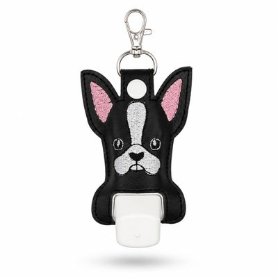 Boston Terrier Inhaler Holder Key Fob