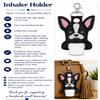 Boston Terrier Inhaler Holder Key Fob view 3