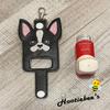 Boston Terrier Inhaler Holder Key Fob view 4