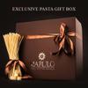 MARULO Pack of 8, Artisan Italian Gourmet Homemade Pasta Gift Basket Box Set, Gourmet Bronze Cut Pasta Set, Luxury Gold Line Box, (Tagliatelle, Linguine Spaghetti Oplontini, Bucatini, Paccheri & More) view 3