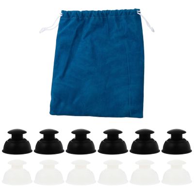Healeved 1set Silicone Cupping Cups Household Cupping Therapy Kit Moisture Absorption for Back Joints Neck and Shoulders Easy to Clean and Use