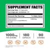 BulkSupplements.com Resveratrol Capsules - Resveratrol Supplement, Antioxidants Supplement, Resveratrol 1000mg - Gluten Free, 2 Capsules per Serving, 180 Count (Pack of 1) view 2