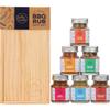BBQ Rub Gift Set - Spice Gift Set in Premium Wooden Box - Great Grilling Gift for Father's Day, Christmas, Birthday for Him, Dad, Men, or Her - Unique Barbecue Seasonings (Set of 6) view 1