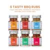 BBQ Rub Gift Set - Spice Gift Set in Premium Wooden Box - Great Grilling Gift for Father's Day, Christmas, Birthday for Him, Dad, Men, or Her - Unique Barbecue Seasonings (Set of 6) view 4