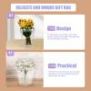 10Pcs Clear Flower Bouquet Bags, Transparent Bags with Long Handle, Transparent Florist Shop Packaging Plastic Bag for Arrangement Graduation, Birthday, Mother's Day, Anniversary view 3