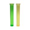 Party Essentials Party Supplies Plastic 1.5 Ounce Test Tube Shot Glasses for Liquor, Whiskey, Tequila, Vodka, 15-Count, Gold & Green view 1