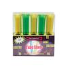 Party Essentials Party Supplies Plastic 1.5 Ounce Test Tube Shot Glasses for Liquor, Whiskey, Tequila, Vodka, 15-Count, Gold & Green view 3