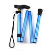 Lightweight Adjustable Walking Cane for Man/Woman 5-Level Height Adjustable Walking Stick | Comfortable T-Handle Portable Walking Stick Folding Cane - Blue view 1