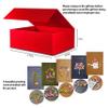 BOXHOME 5 Pack Large Gift Box, Red, 13x10x5 inch with Magnetic Lids Gift Packaging Box, Bridesmaid Boxes for Presents Contains Card, Ribbon, Foldable view 3
