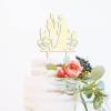 Couple Silhouette Cake Topper with Pet, Mr And Mrs Cake Topper, Wood Cake Topper for Wedding, Custom Script Cake Toppers for Wedding, Script Cake Toppers for Wedding view 2