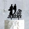 Mr And Mrs Cake Topper, Mr And Mrs Cake Topper, Black Acrylic Wedding Cake Topper, Custom Script Cake Toppers for Wedding, Funny Cake Toppers for Wedding view 4
