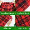 YQL Buffalo Plaid Drawstring Bags, 9Pcs Soft Flannel Christmas Gift Bags Assorted Sizes Xmas Fabric Bags Reusable Gift Bags for Package Birthday Holiday Party(Red&Black) view 3