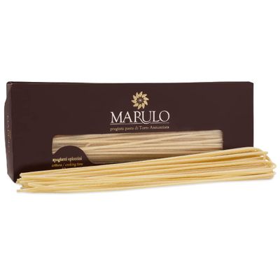 Spaghetti Pasta, Spaghetti Oplontini, Bronze Die Cut Artisan, Italian Pasta,100% Durum Semolina, Marulo Artisan Pasta. Imported Italian Artisan Pasta. (1)