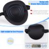 2 Pcs Eye Patch, Medical Eye Patches for Adults Kids Adjustable Eyepatch for Right/Left Eye, Amblyopia Lazy Eye Patch view 2