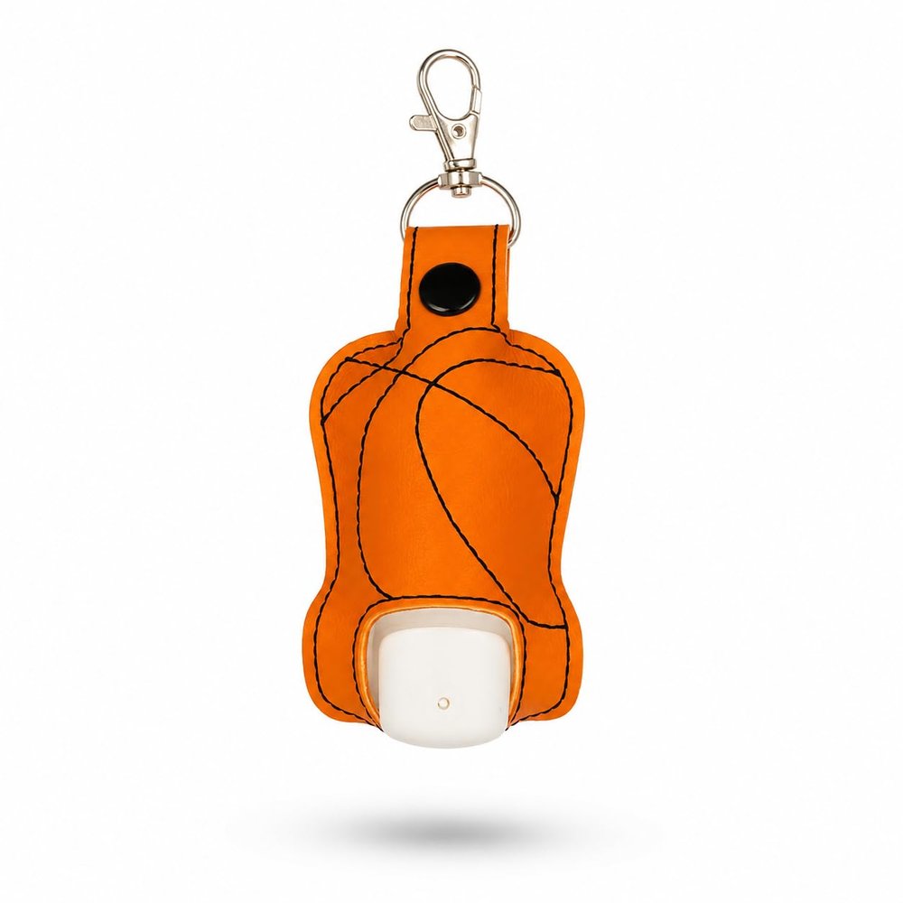 Basketball Inhaler Holder Key Fob