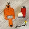 Basketball Inhaler Holder Key Fob view 4