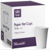 Bluetable 12 oz Coffee Cups [500 Count] Paper Cups 12 oz Bulk Hot Cups 12oz Case Packs Hot Beverage Cup Tea Coffee Office School Dispenser 10 Sleeves of 50 cups White [500 Pack/Case] view 1