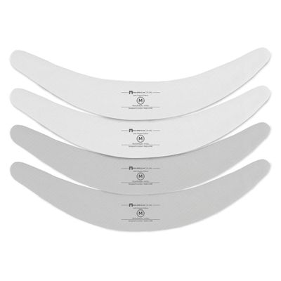 More of Me to Love Organic Cotton and Viscose Tummy Liner, 4-Pack, XX-Large (Pearl White, Stone Gray)