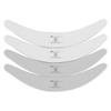 More of Me to Love Organic Cotton and Viscose Tummy Liner, 4-Pack, XX-Large (Pearl White, Stone Gray) view 1