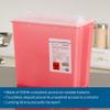 McKesson Prevent Sharps Container for Home Use, 2 Gallon - for Biohazard Infectious Waste, Needle and Syringe Disposal - Translucent, Touchless Lid - Red, 20 Count view 2