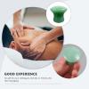 FOMIYES Jade Massager: Mushroom Gua Sha - 2Pcs Green Jade Quartz Mushroom Face Massage Rollers Stones Scraping Massage Tool for Men Women, Massager for Face, Eyes, Relieve Fine Lines and Wrinkles view 2