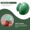 FOMIYES Jade Massager: Mushroom Gua Sha - 2Pcs Green Jade Quartz Mushroom Face Massage Rollers Stones Scraping Massage Tool for Men Women, Massager for Face, Eyes, Relieve Fine Lines and Wrinkles view 3