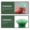 FOMIYES Jade Massager: Mushroom Gua Sha - 2Pcs Green Jade Quartz Mushroom Face Massage Rollers Stones Scraping Massage Tool for Men Women, Massager for Face, Eyes, Relieve Fine Lines and Wrinkles view 4