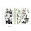 Redesign with Prima 655350657451 Panda Sweet - Small Transfers 6"x12" 3 Sheets Rub on Transfers for Wall Furniture Vintage Rub on Transfers Stickers for WallCrafts view 3