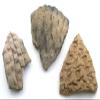 Three Pieces of Compatible with Antique Pottery Shard American Indian Artifacts AP7 view 1