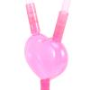 10pcs Heart Shaped Double-mouth Straws Artistic Drinking Straws for Valentine Day Birthday Parties Weddings and Engagement Celebrations view 3
