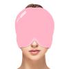 ComfiTECH Head Ice Pack Wrap Cold Cap Cooling Gel Hat, Medium, Pink view 1