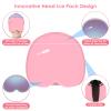 ComfiTECH Head Ice Pack Wrap Cold Cap Cooling Gel Hat, Medium, Pink view 2